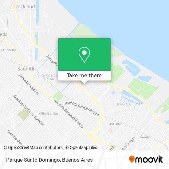 Parque Santo Domingo map