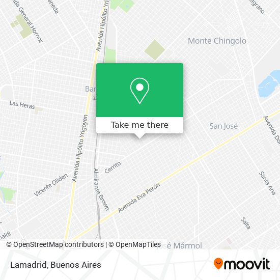 Lamadrid map