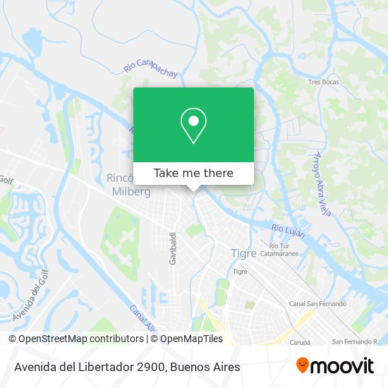 Avenida del Libertador 2900 map