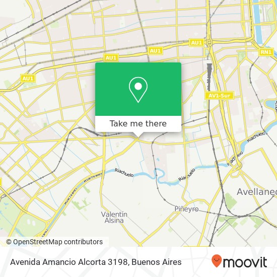 Avenida Amancio Alcorta 3198 map