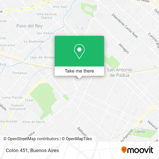 Colón 451 map