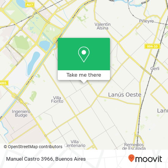 Manuel Castro 3966 map