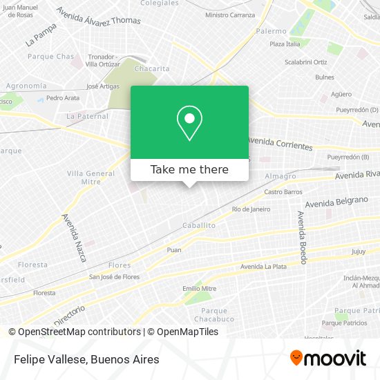 Felipe Vallese map