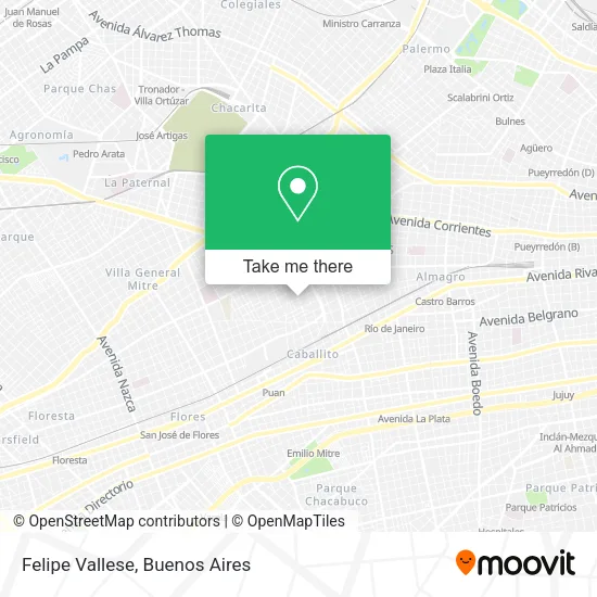 Felipe Vallese map