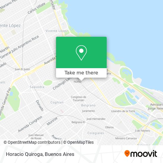 Mapa de Horacio Quiroga