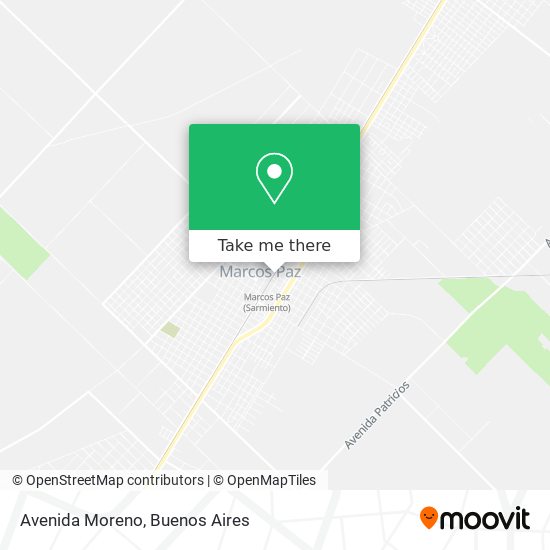 Avenida Moreno map