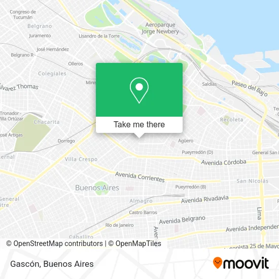 Gascón map