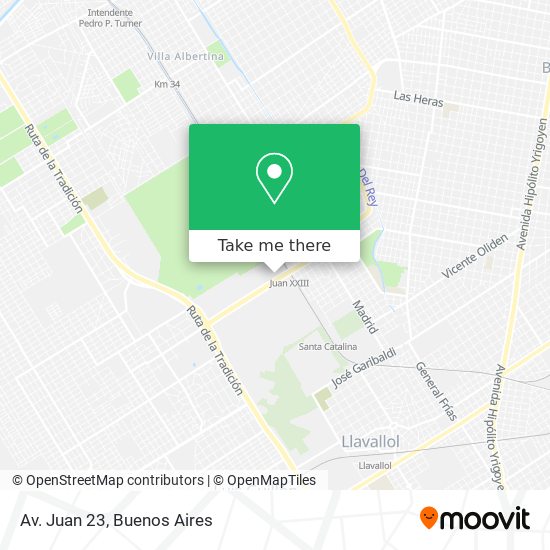 Mapa de Av. Juan 23