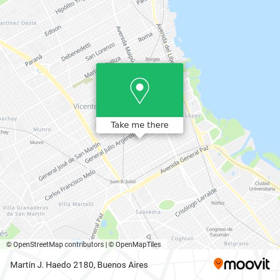 Martín J. Haedo 2180 map