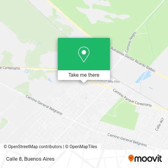 Mapa de Calle 8