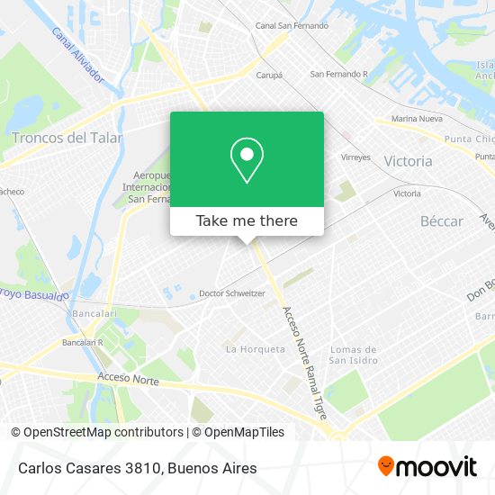 Carlos Casares 3810 map