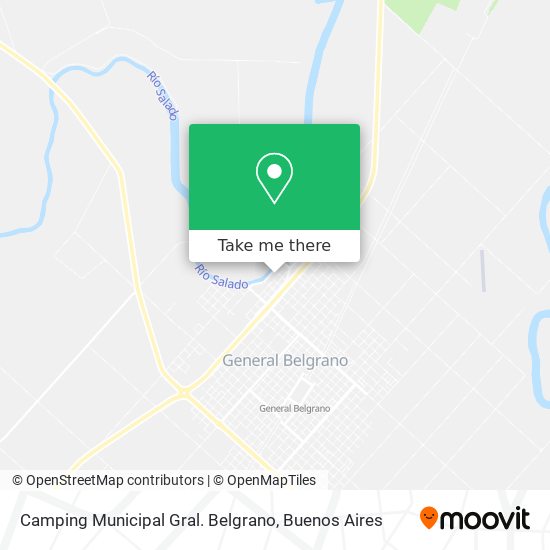 Mapa de Camping Municipal Gral. Belgrano