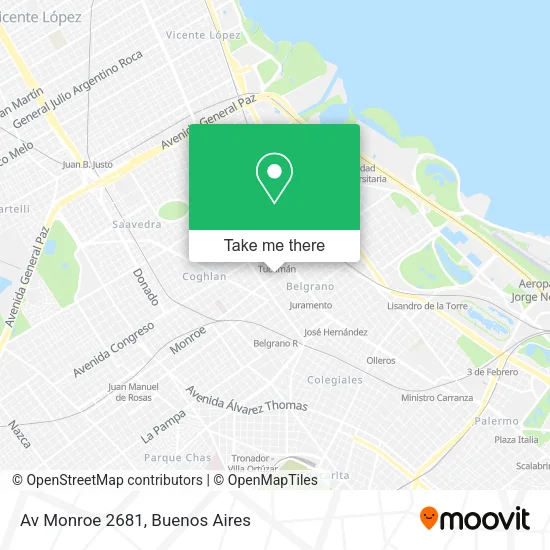 Av Monroe 2681 map