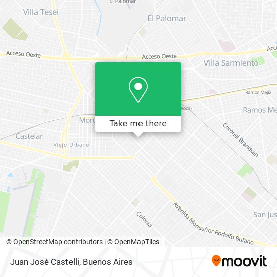 Juan José Castelli map