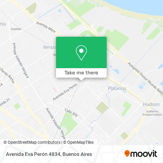 Avenida Eva Perón 4834 map