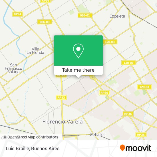 Mapa de Luis Braille