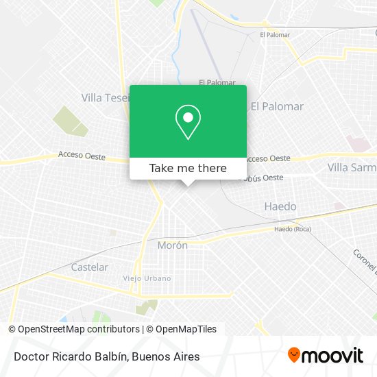 Mapa de Doctor Ricardo Balbín