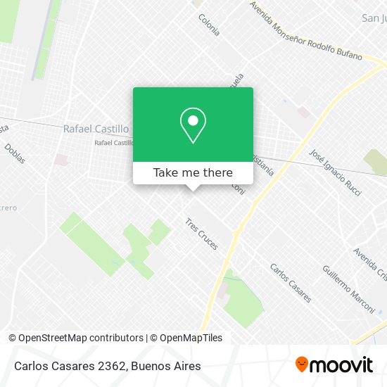 Carlos Casares 2362 map