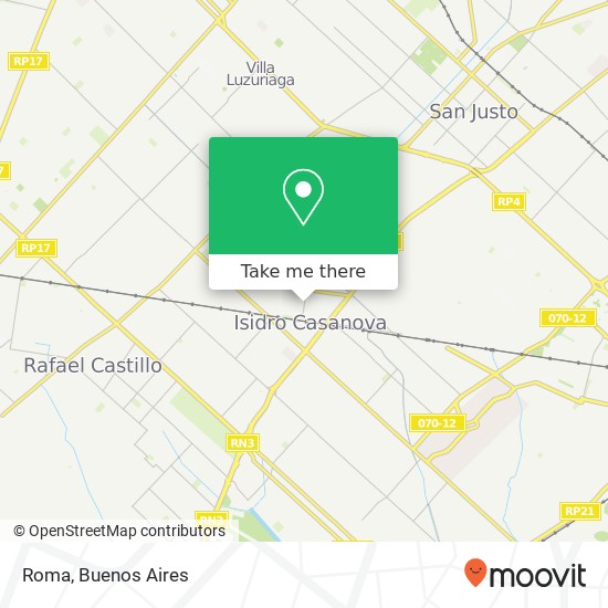 Roma map