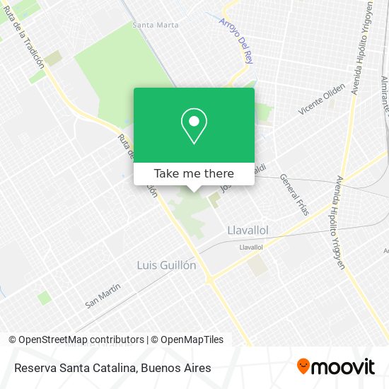 Reserva Santa Catalina map