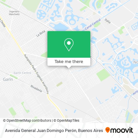 Avenida General Juan Domingo Perón map