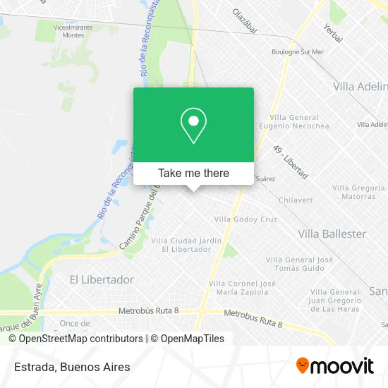 Estrada map
