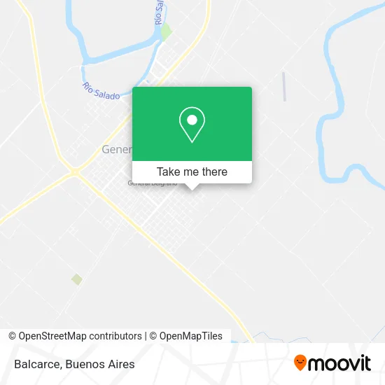 Balcarce map