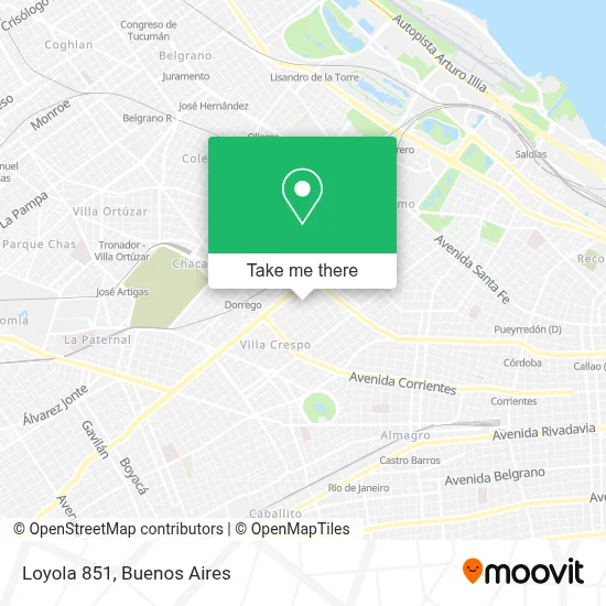 Loyola 851 map