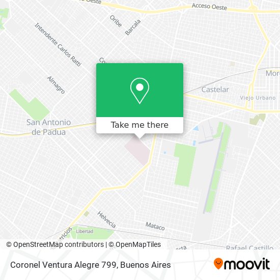 Coronel Ventura Alegre 799 map