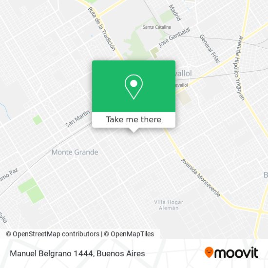 Manuel Belgrano 1444 map