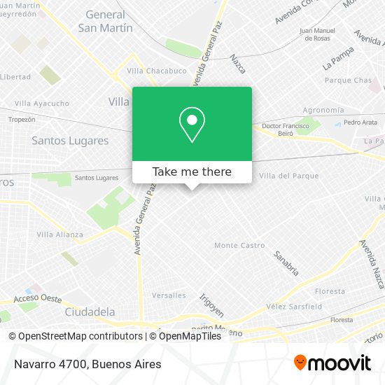 Mapa de Navarro 4700