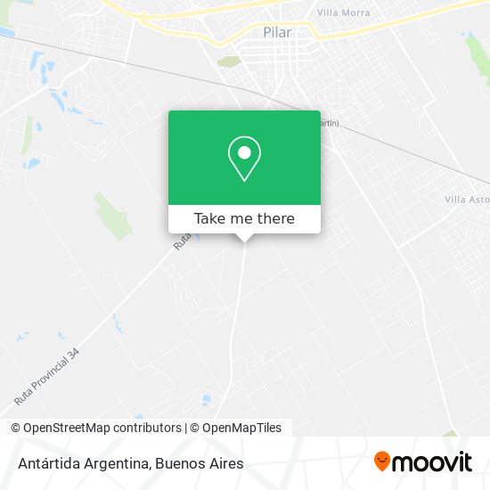 Antártida Argentina map