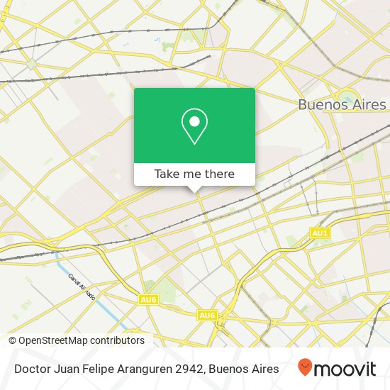 Doctor Juan Felipe Aranguren 2942 map