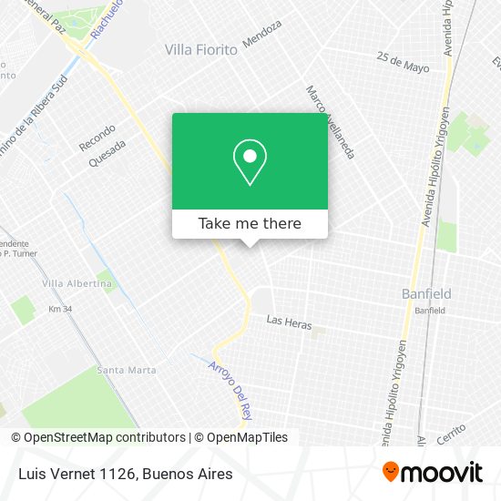 Mapa de Luis Vernet 1126