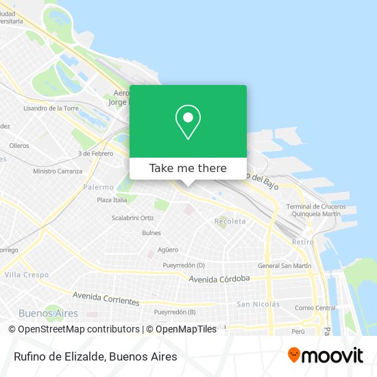 Mapa de Rufino de Elizalde
