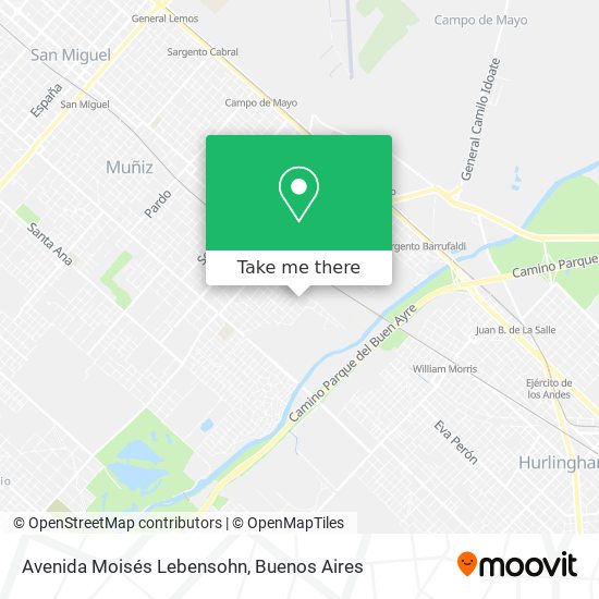 Avenida Moisés Lebensohn map