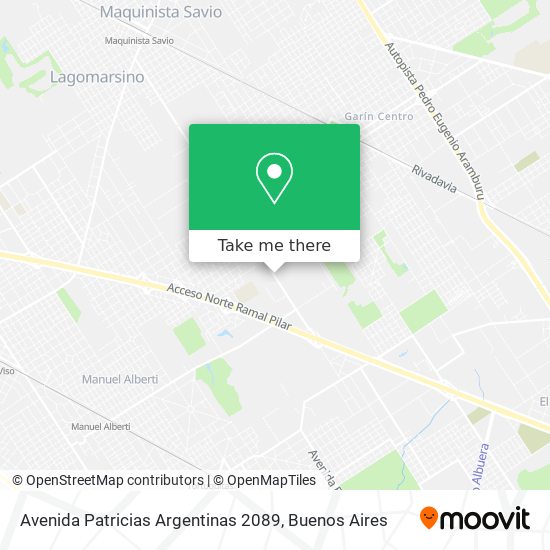 Avenida Patricias Argentinas 2089 map