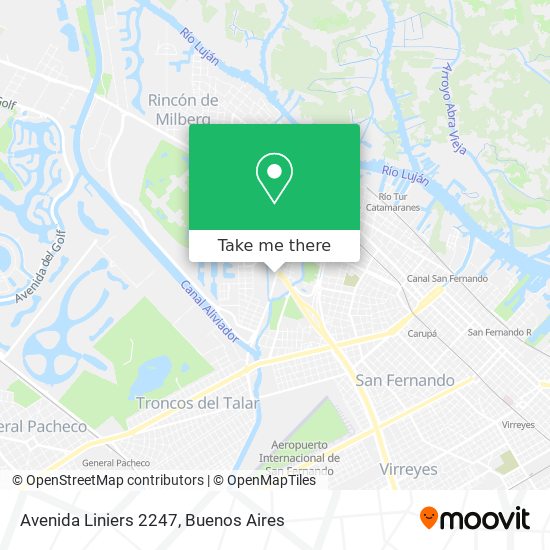 Avenida Liniers 2247 map