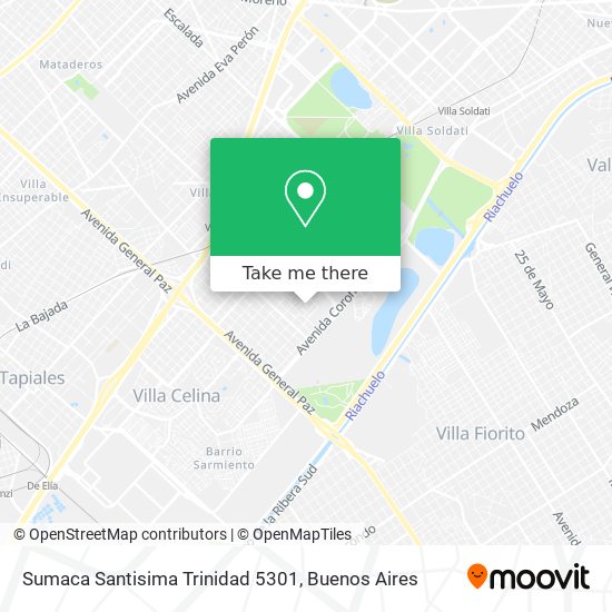 Mapa de Sumaca Santisima Trinidad 5301