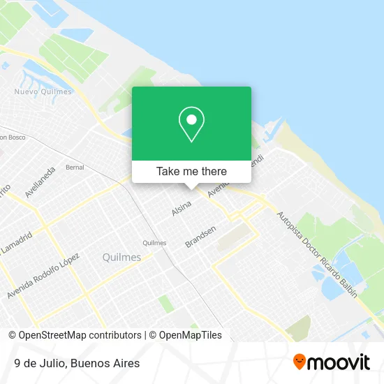 9 de Julio map