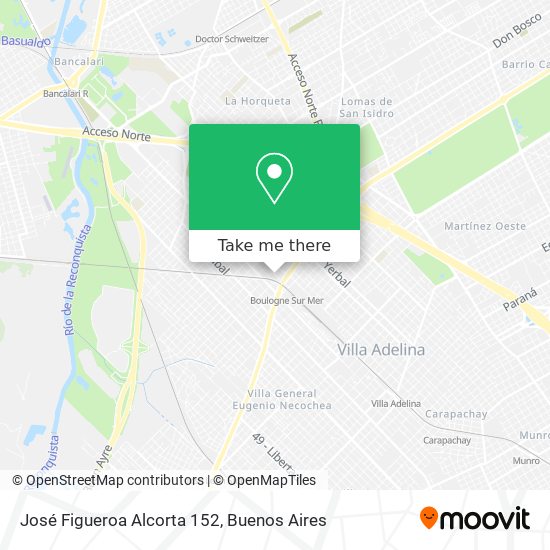 Mapa de José Figueroa Alcorta 152