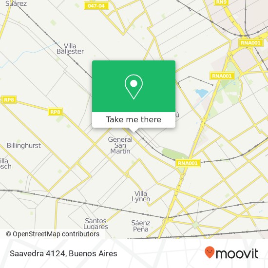 Mapa de Saavedra 4124