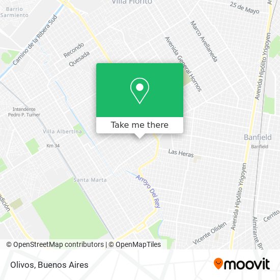 Olivos map