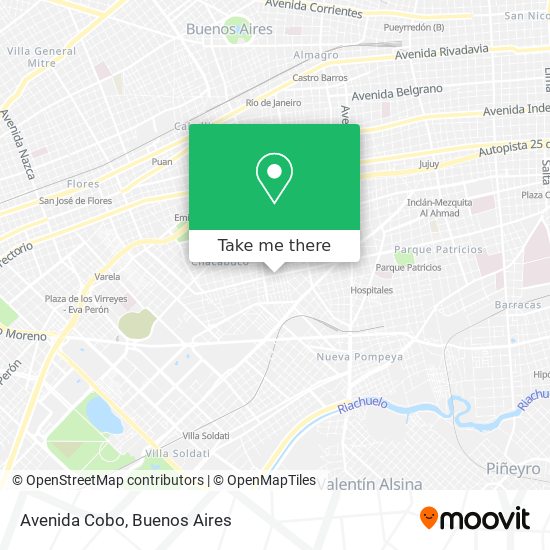 Mapa de Avenida Cobo