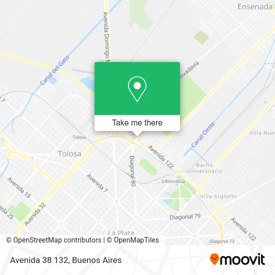 Avenida 38 132 map