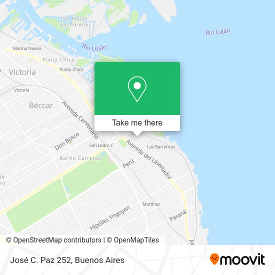 José C. Paz 252 map