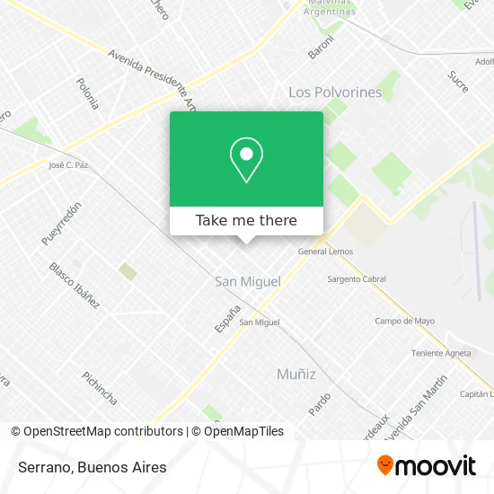 Serrano map