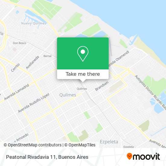 Mapa de Peatonal Rivadavia 11