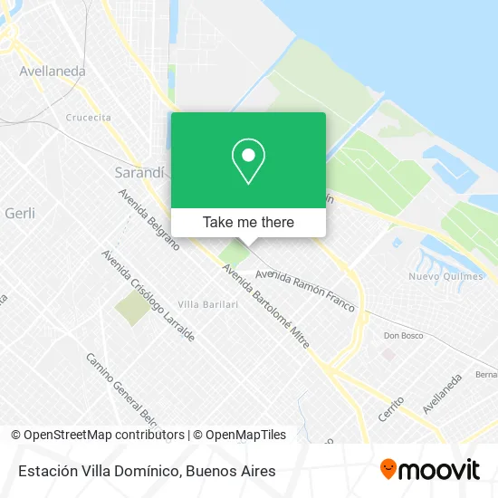 Mapa de Estación Villa Domínico