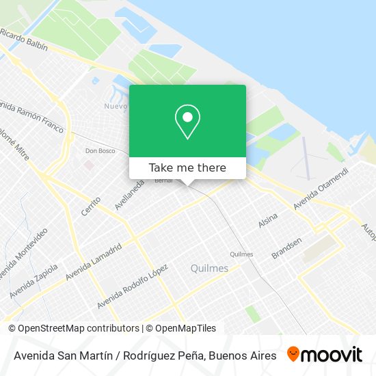 Avenida San Martín / Rodríguez Peña map